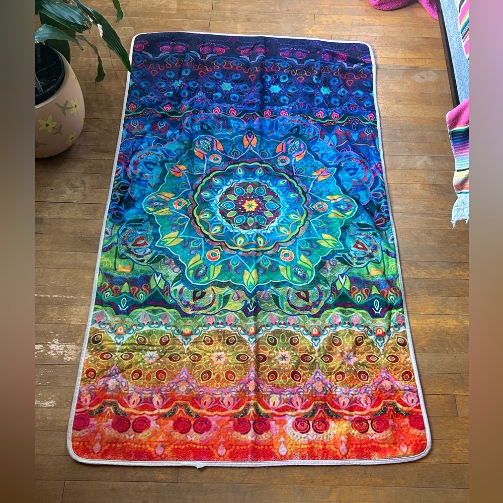 Colorful Mandala Bath Towel